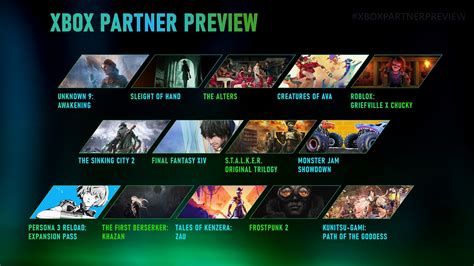 1pm et in gmt|Xbox Partner Preview .